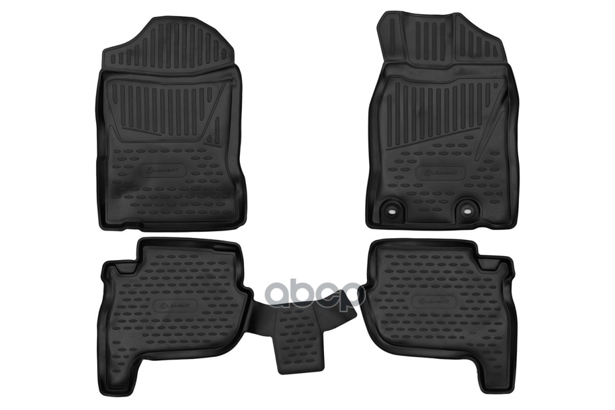 Коврики 3D в салон подходят для TOYOTA Rush II 2017- П.Р., внед. 4шт. (полиуретан) / Тойота Раш ELEMENT арт. ELEMENT3DA36087210k