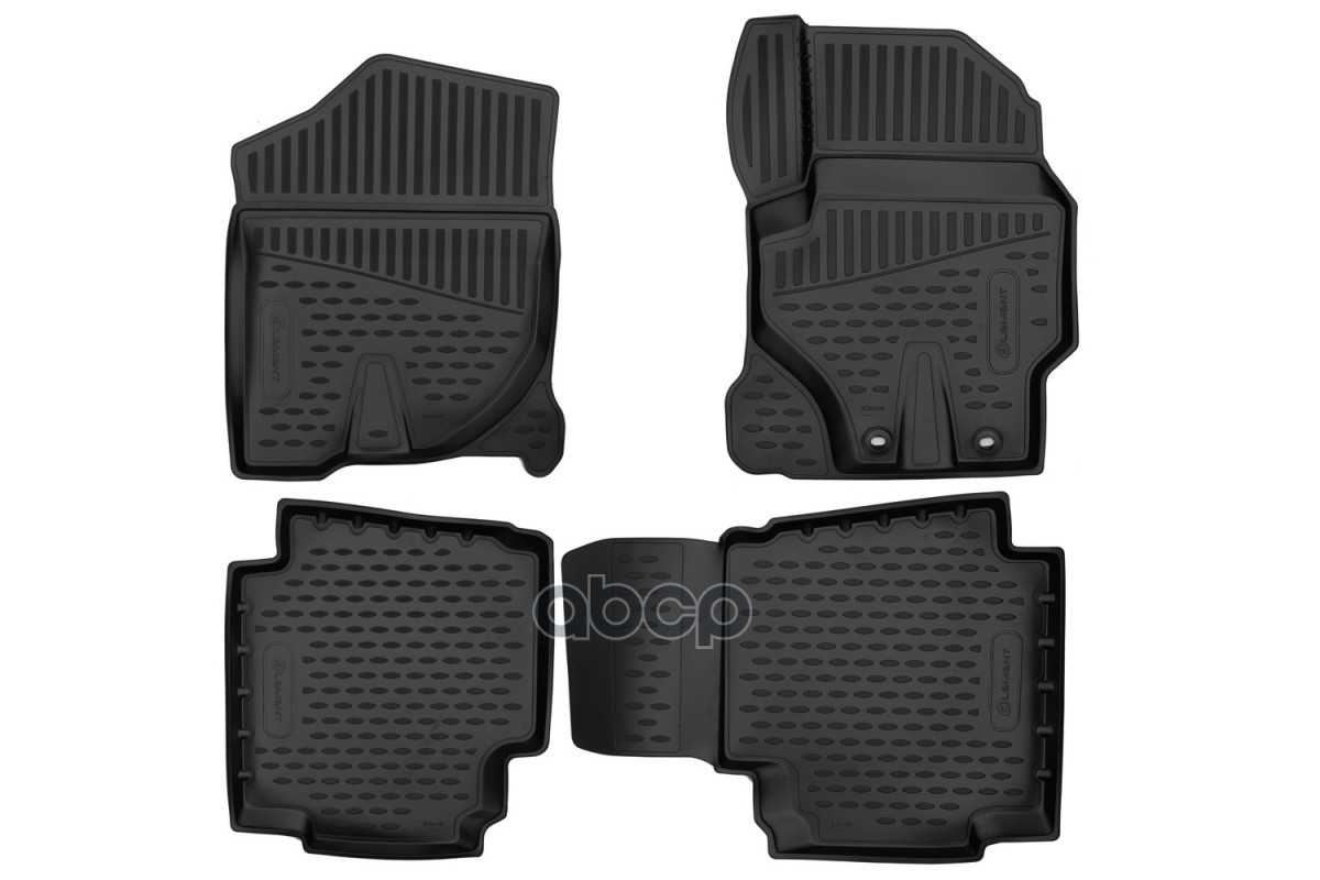 Коврики 3D в салон подходят для TOYOTA Sienta (II) (4WD) 2015- Компактвэн, П.Р., 4шт. (полиуретан) / Тойота Сиента ELEMENT ар...