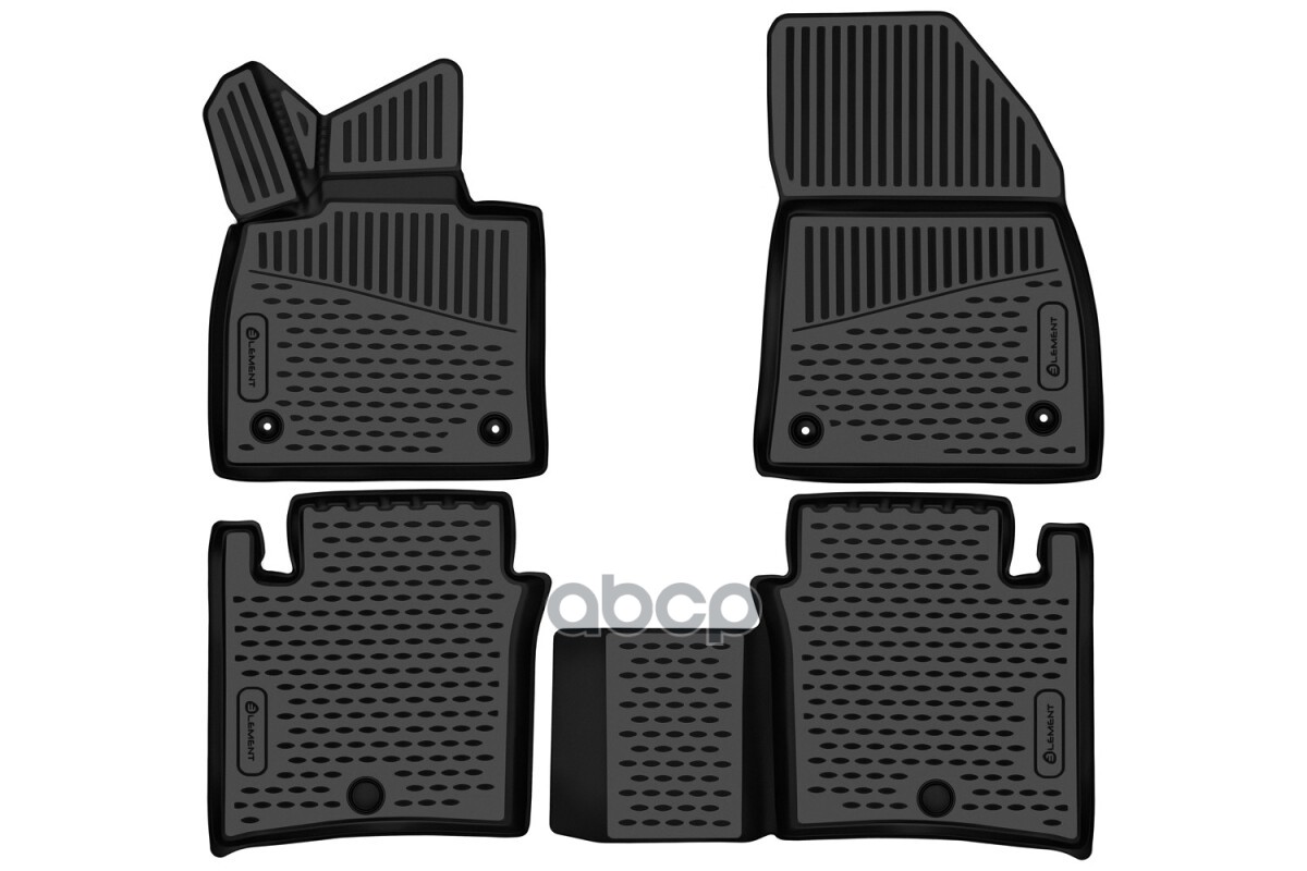 Коврики 3D в салон для Zeekr 001 (I) 2021 - 4шт. (полиуретан) / Зикр ELEMENT арт. ELEMENT3DA67431210k