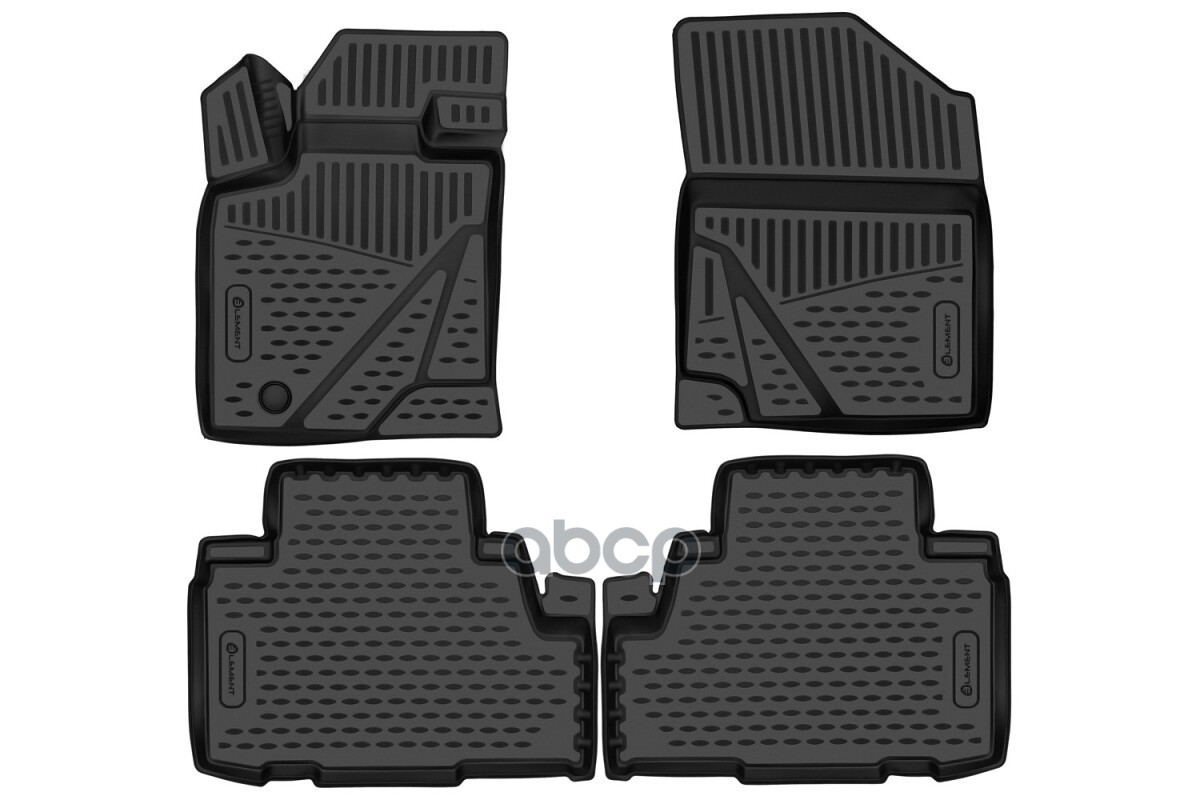 Коврики 3D в салон для CHANGAN CS75PLUS 2022 - (5мест) 4шт. (полиуретан) / Чанган КС75ПЛЮС ELEMENT арт. ELEMENT3DA67630210k
