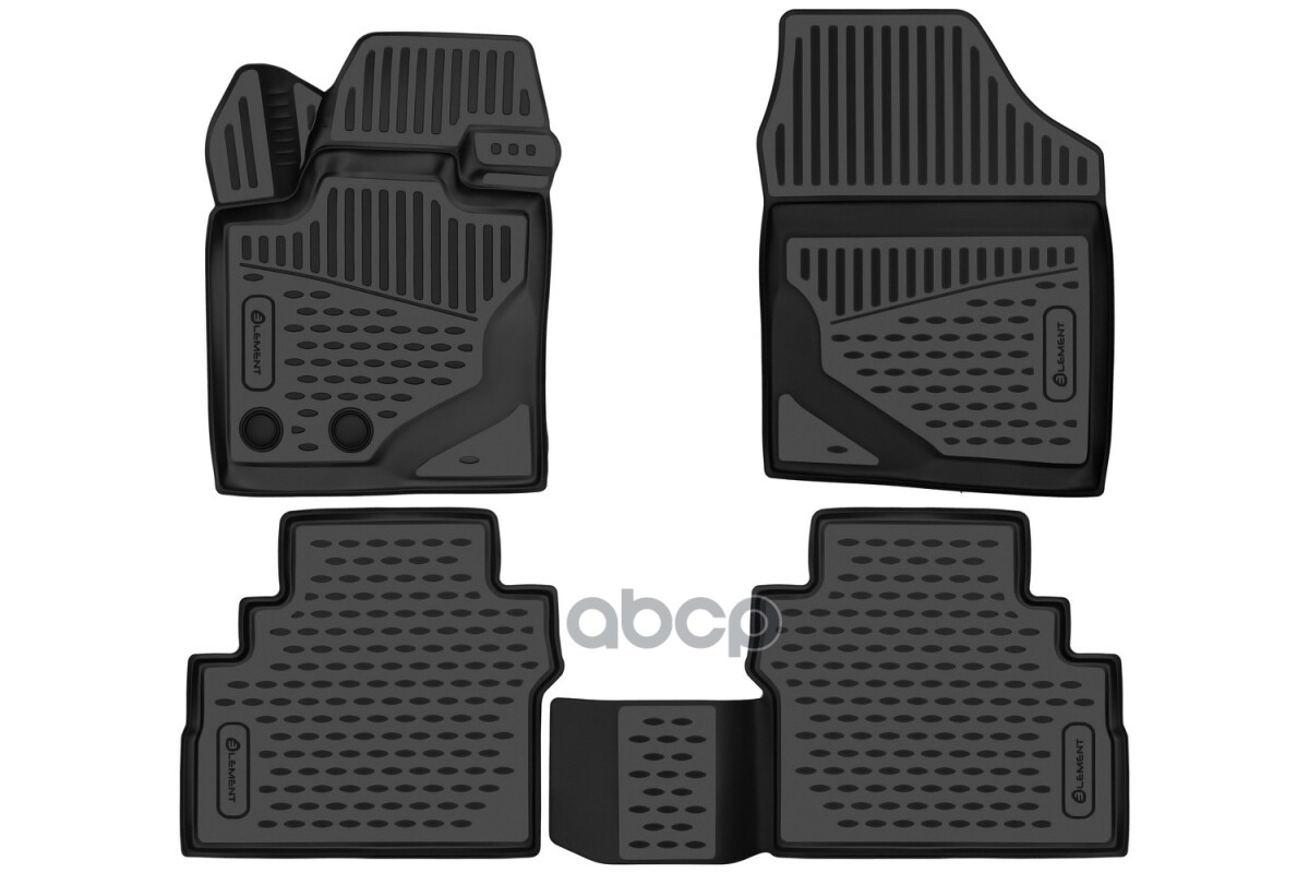 Коврики 3D в салон для МОСКВИЧ 3е 2022-, Внедорожник 5 дв., 4шт. (полиуретан) ELEMENT арт. ELEMENT3DA67650210k