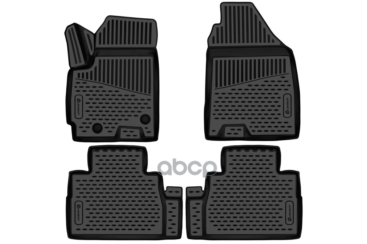 Коврики 3D в салон для JETOUR X70 PLUS 2020 - Внед (5мест) 4шт. (полиуретан) / Джитур Х70 Плюс ELEMENT арт. ELEMENT3DA68798210k