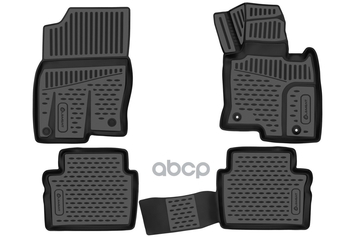 Коврики 3D в салон для MAZDA CX-5, 2012-2016; 2017-н.в., правый руль внедорожник, Австралия, 4шт. (полиуретан) / Мазда СХ-5 E...