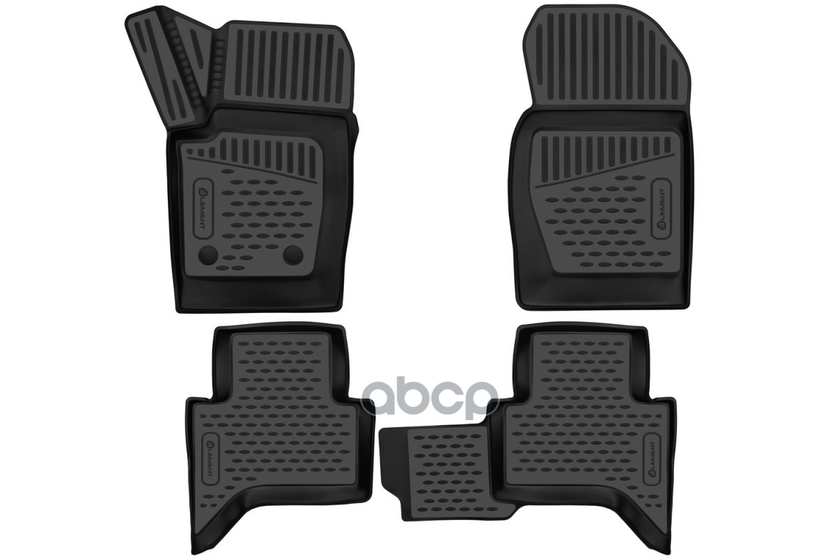 Коврики 3D в салон для TANK 300 2022 - 4шт. (полиуретан) / ТАНК ELEMENT арт. ELEMENT3DAN0380210k