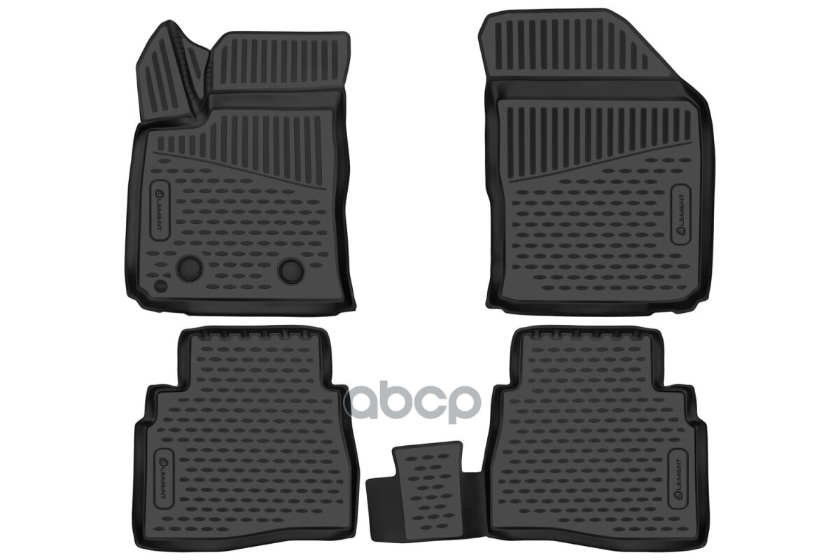 Коврики 3D в салон для KAIYI E5 2023 - 4шт. (полиуретан) / Каию Е5 ELEMENT арт. ELEMENT3DAN0474210k