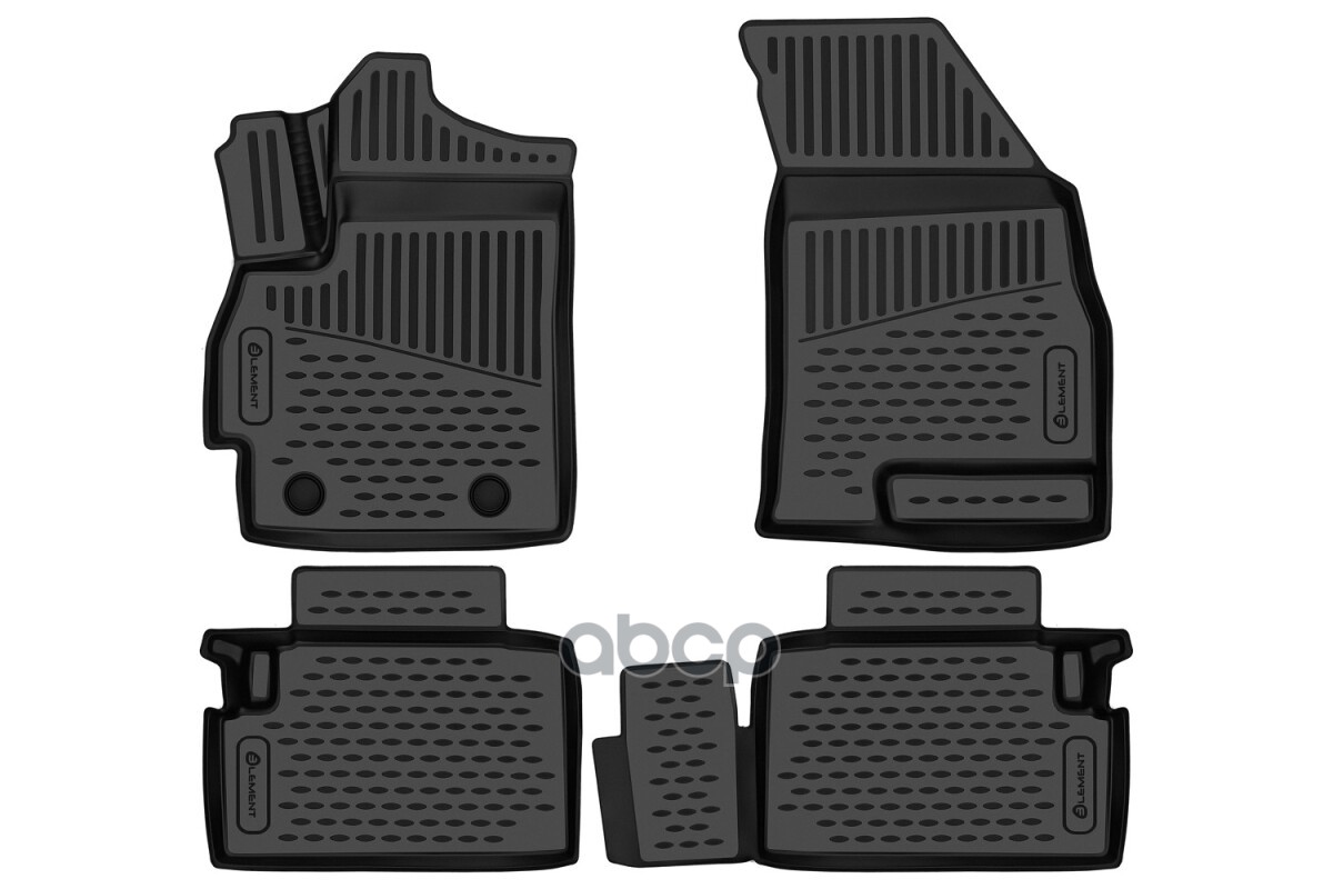 Коврики 3D в салон для KAIYI X3, X3 PRO 2023 - 4шт. (полиуретан) / Каию Икс 3 ELEMENT арт. ELEMENT3DAN0601210k