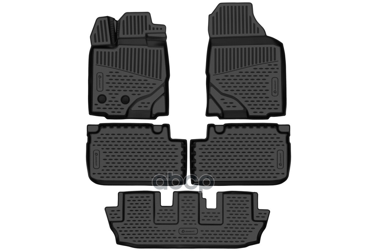 Коврики 3D в салон подходят для CHANGAN CS95 2019- 5шт. (полиуретан) / Чанган Сиэс 95 ELEMENT арт. ELEMENT3DAN0618210k