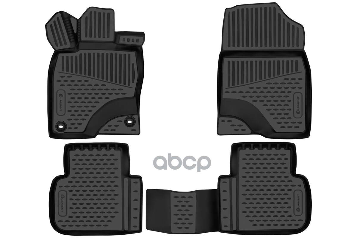Коврики 3D в салон подходят для HONDA Civic 2023 - седан 4шт. (полиуретан) / Хонда Цивик ELEMENT арт. ELEMENT3DAN0626210k