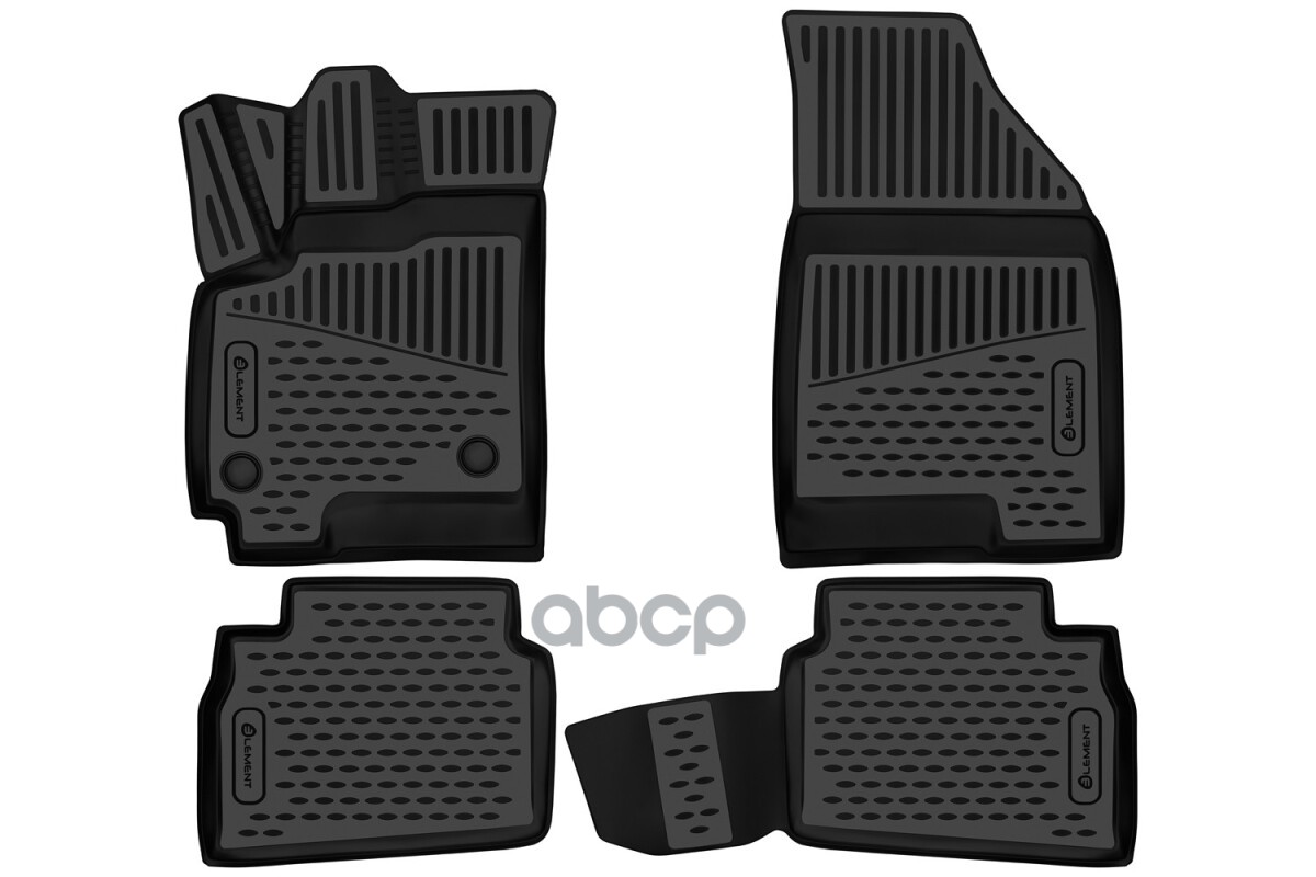 Коврики 3D в салон для CHEVROLET Onix 2023-, седан, 4шт. (полиуретан) / Шевроле Оникс ELEMENT арт. ELEMENT3DAN0635210k