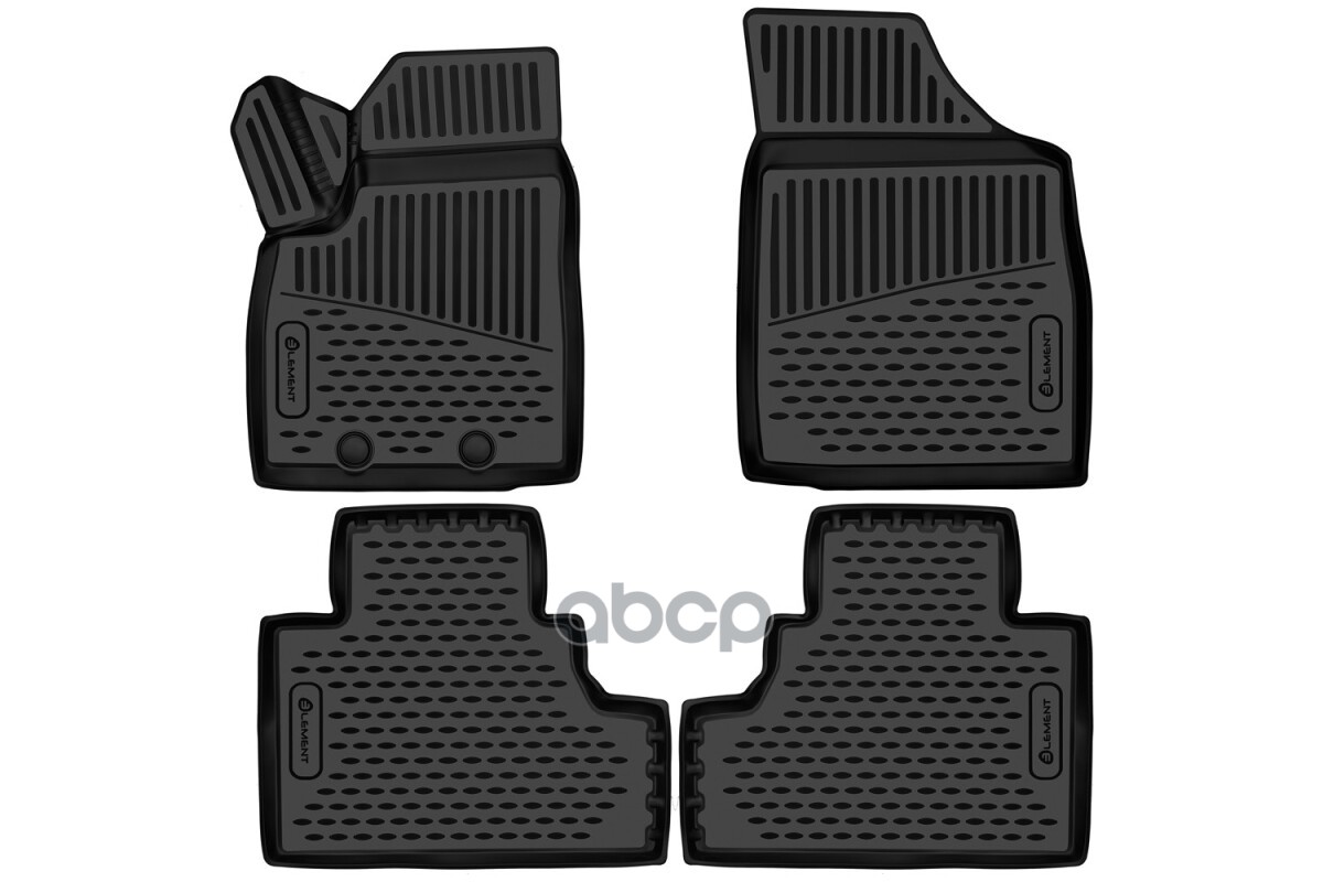 Коврики 3D в салон для FORTHING T5 Evo 2023 - 4шт. (полиуретан) / Фортинг Т5 Эво ELEMENT арт. ELEMENT3DAN0640210k