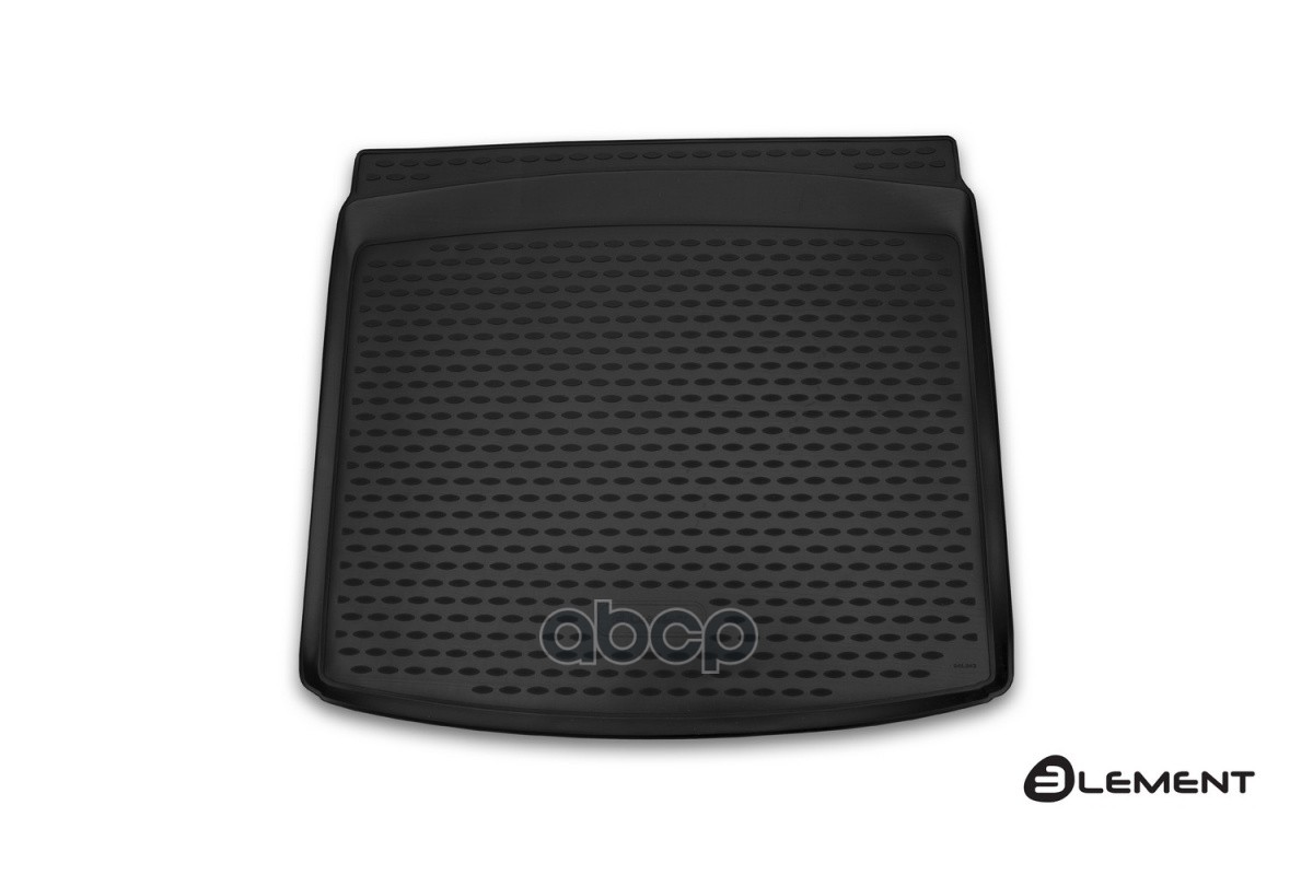 Коврик в багажник для RENAULT Kaptur (I, Ip) 2016-, 2WD (для комплектаций без фальш-пола), 1 шт. (полиуретан) / Рено Каптюр E...