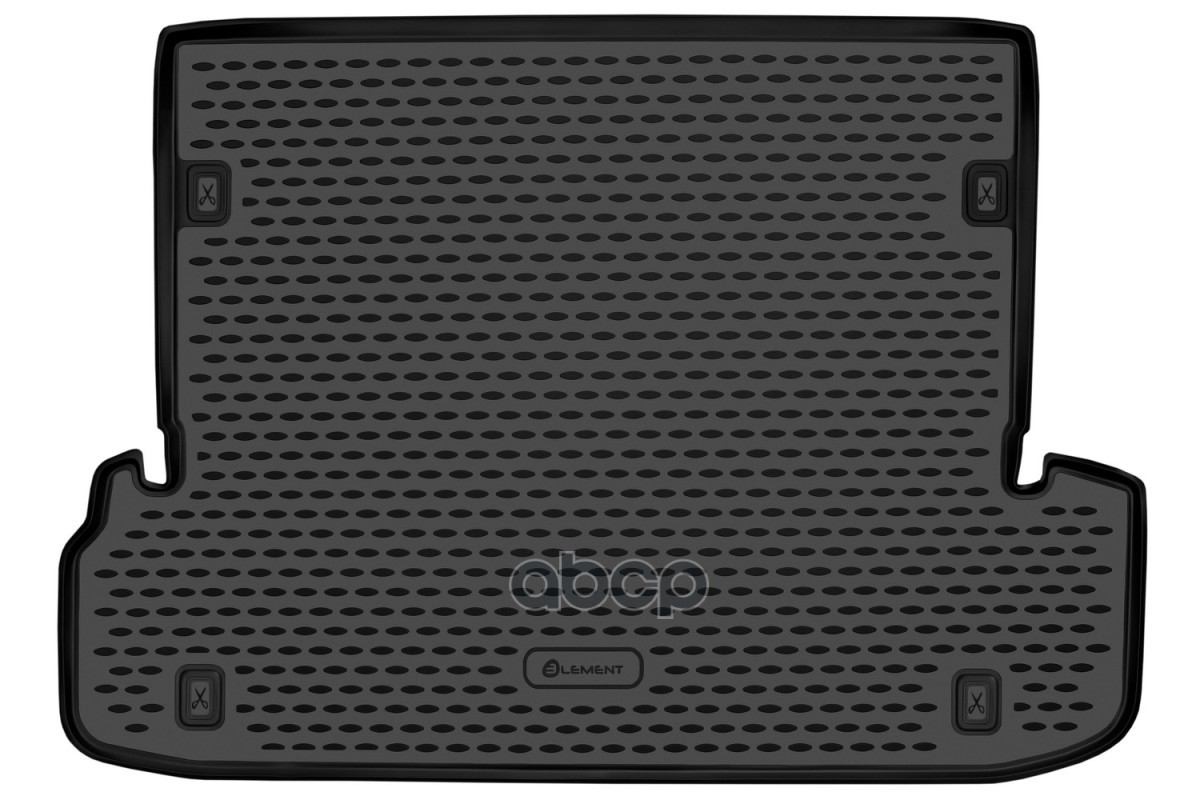 Коврик в багажник для TOYOTA Land Cruiser Prado 2017-н.в., Внед, 5 дв., правый руль длинный, 1шт. (пол / Тойота Ленд крузер п...