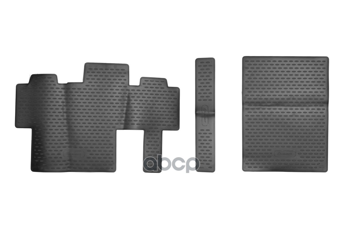Коврики в салон для PEUGEOT Traveller 2016- 2-3ряд 3шт. (полиуретан) / Пежо Травлер ELEMENT арт. ELEMENTAN0275210