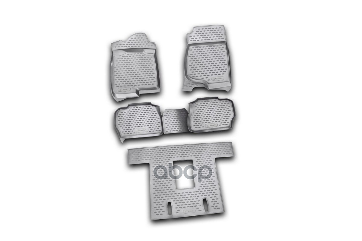 Коврики в салон CADILLAC Escalade 06/2006-2015, 5 шт. (полиуретан) / Кадиллак Эскалейд ELEMENT арт. NLC.07.03.210k