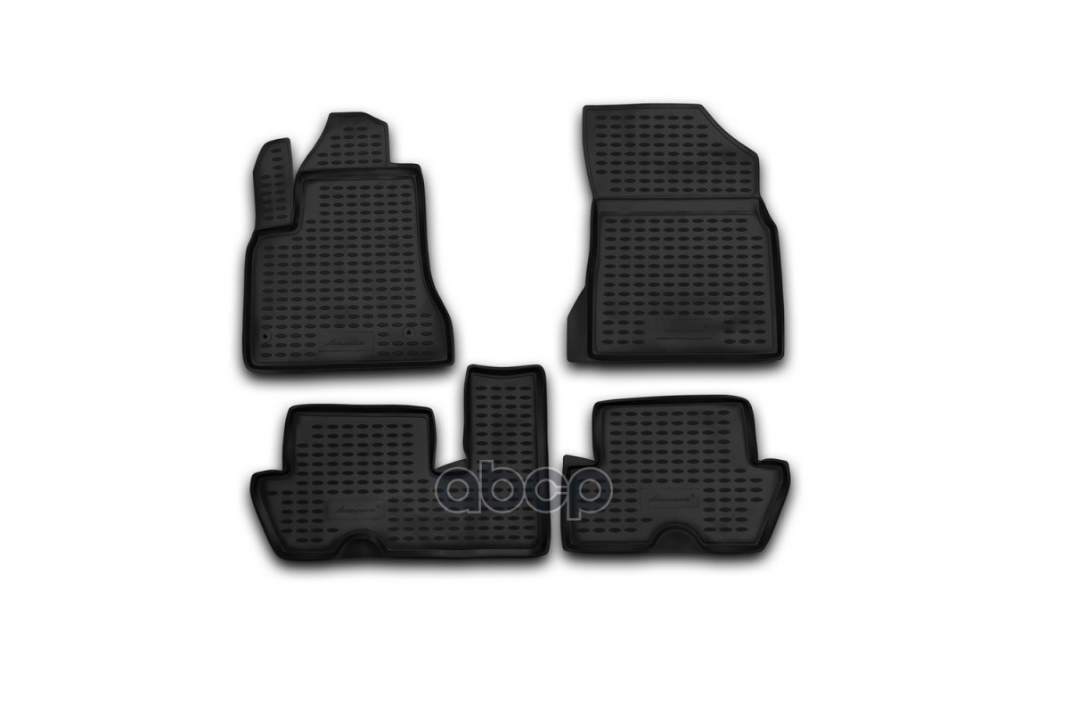 Коврики в салон для CITROEN C4 Picasso, 01/2007-2013, 4 шт. (полиуретан) / Ситроен C4 Пикассо ELEMENT арт. NLC.10.10.210