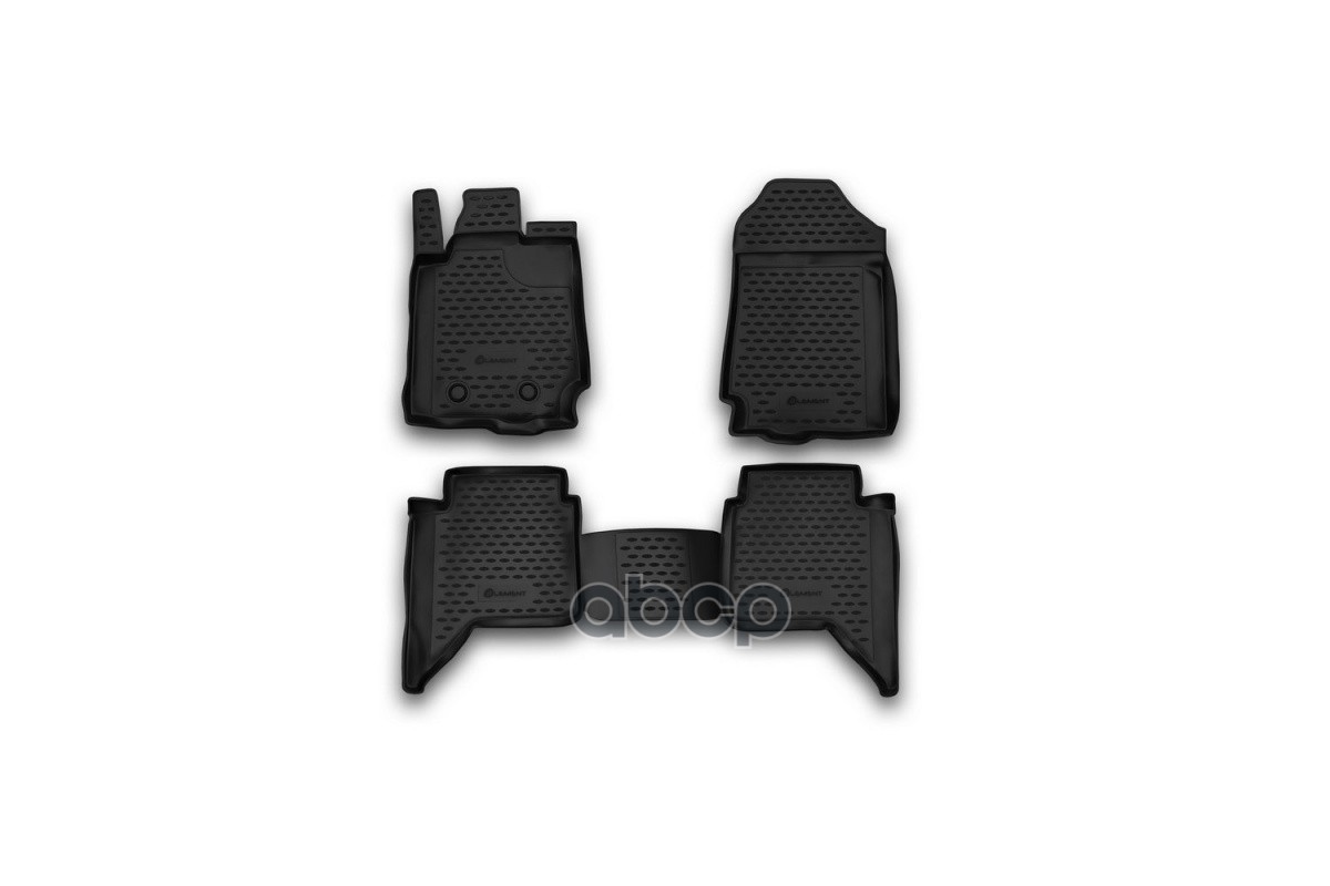 Коврики в салон FORD Ranger, 4 doors, 2011-2022 4 шт. (полиуретан) / Форд Ранджер ELEMENT арт. NLC.16.34.210k