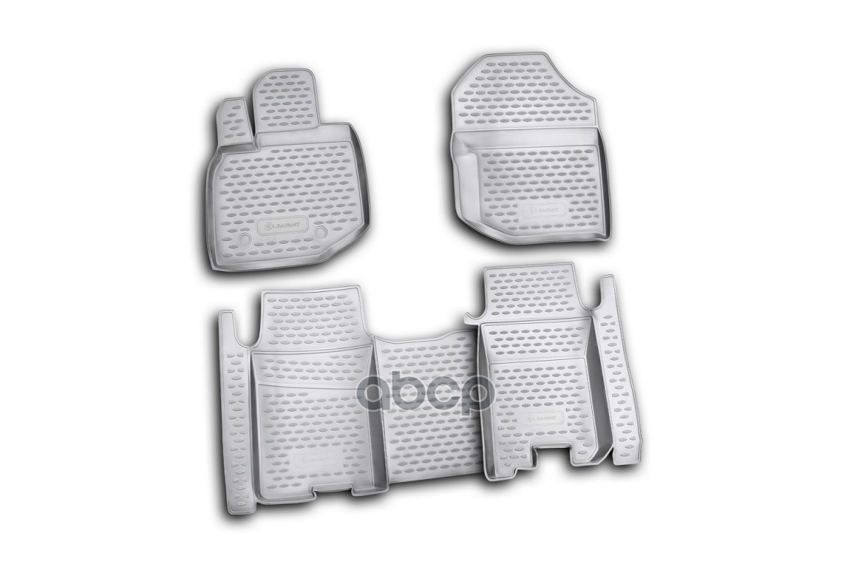 Коврики в салон HONDA Jazz 2009-, 4 шт. (полиуретан) / Хонда Джаз ELEMENT арт. NLC.18.19.210kh