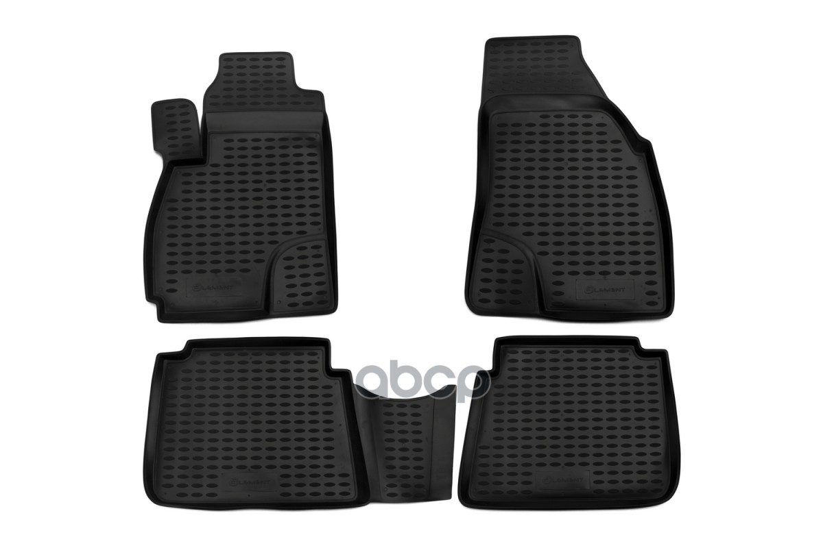 Коврики В Салон Hyundai Santa Fe Classic 2001-2006, 4 Шт. (Полиуретан, Серые) / Хендай Санта Фе ELEMENT арт. NLC.20.11.211