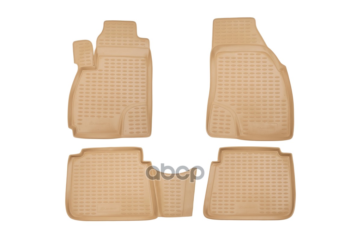 Коврики В Салон Hyundai Santa Fe Classic 2001-2006, 4 Шт. (Полиуретан, Бежевые) / Хендай Санта Фе ELEMENT арт. NLC.20.11.212