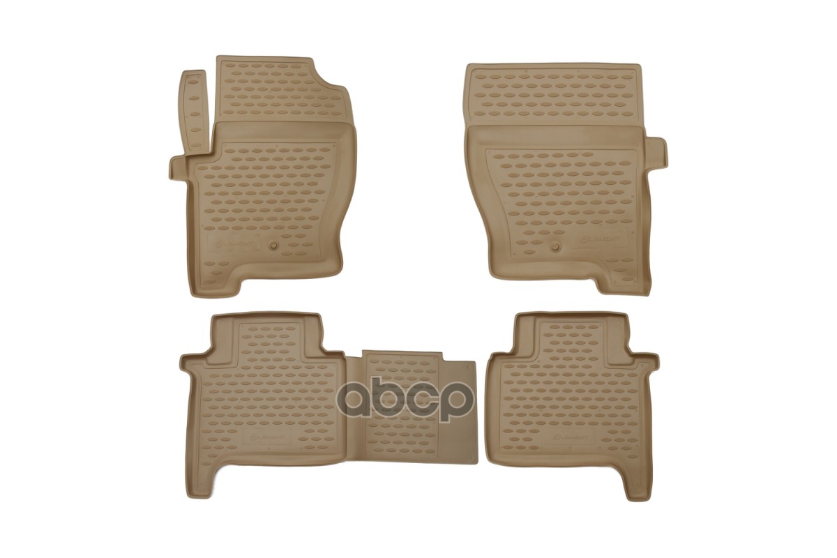 Коврики В Салон Land Rover Range Rover Sport 2005-2012, 4 Шт. (Полиуретан, Бежевые) / Ленд Ровер Рендж Ровер ELEMENT арт. NLC...