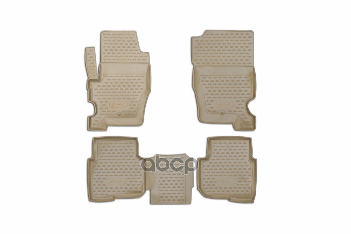 Коврики в салон LAND ROVER Discovery 4, 2010-2014, 4 шт. (полиуретан, бежевый) / Ленд Ровер Дискавери ELEMENT арт. NLC.28.05....