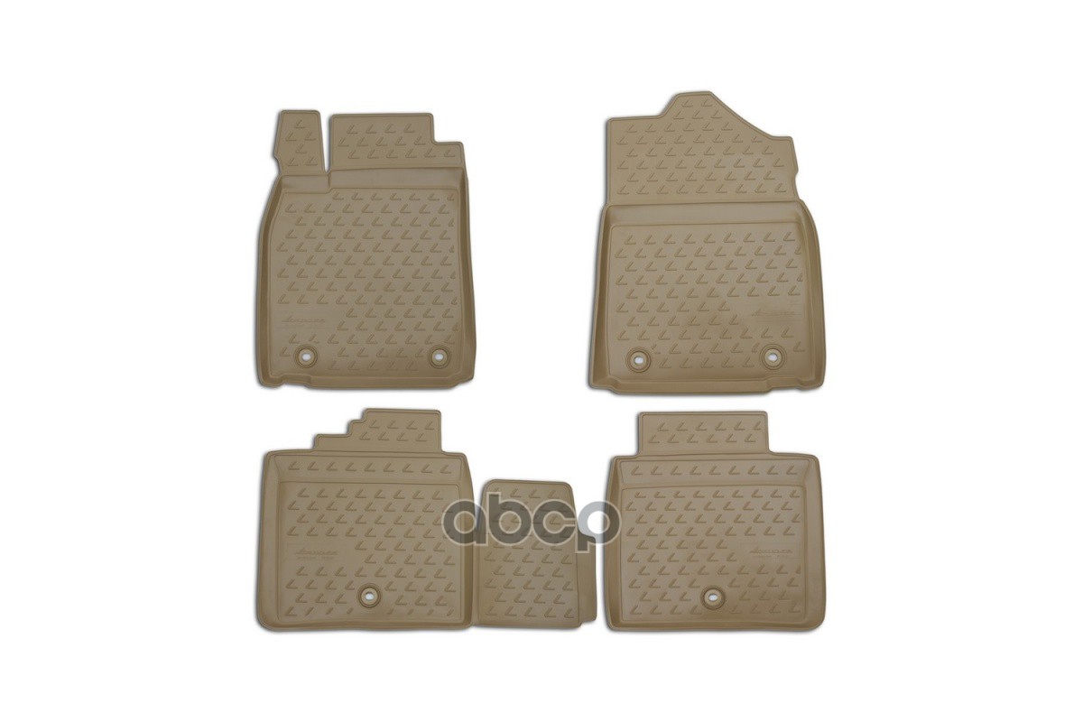 Коврики в салон LEXUS ES 250/350, 300h, 2012- 4 шт. (полиуретан, бежевые) / Лексус ЕS ELEMENT арт. NLC.29.26.212k