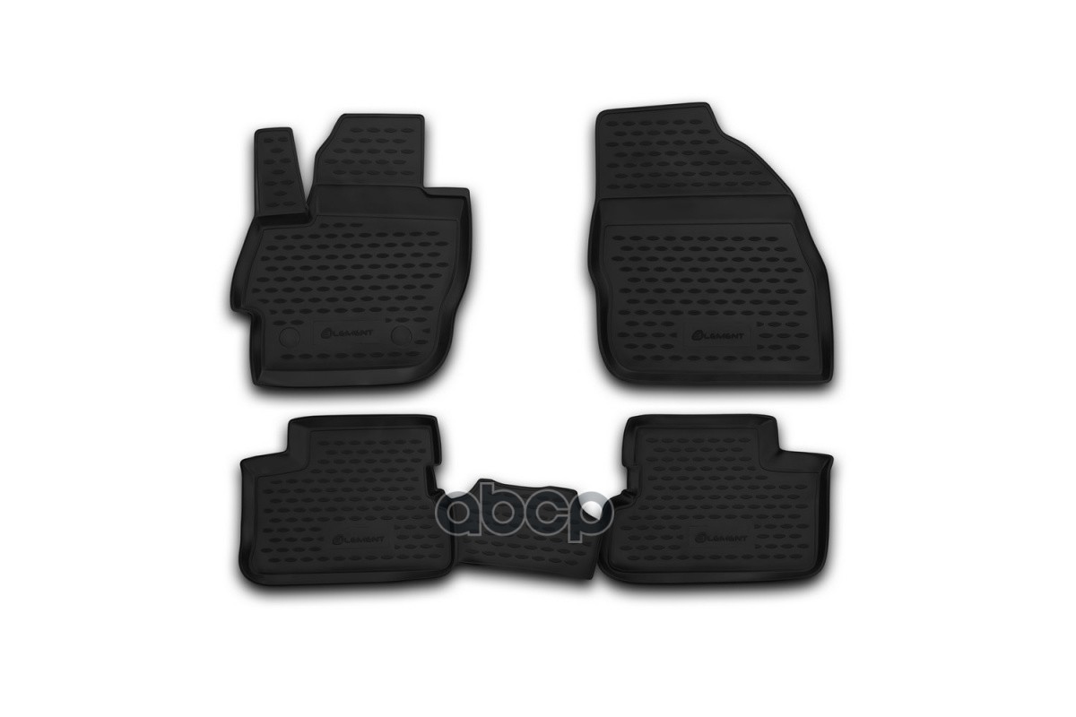 Коврики в салон для MAZDA 3 (II, II Рестайлинг), 2009-2013, 4 шт. (полиуретан) / Мазда ELEMENT арт. NLC.33.17.210k