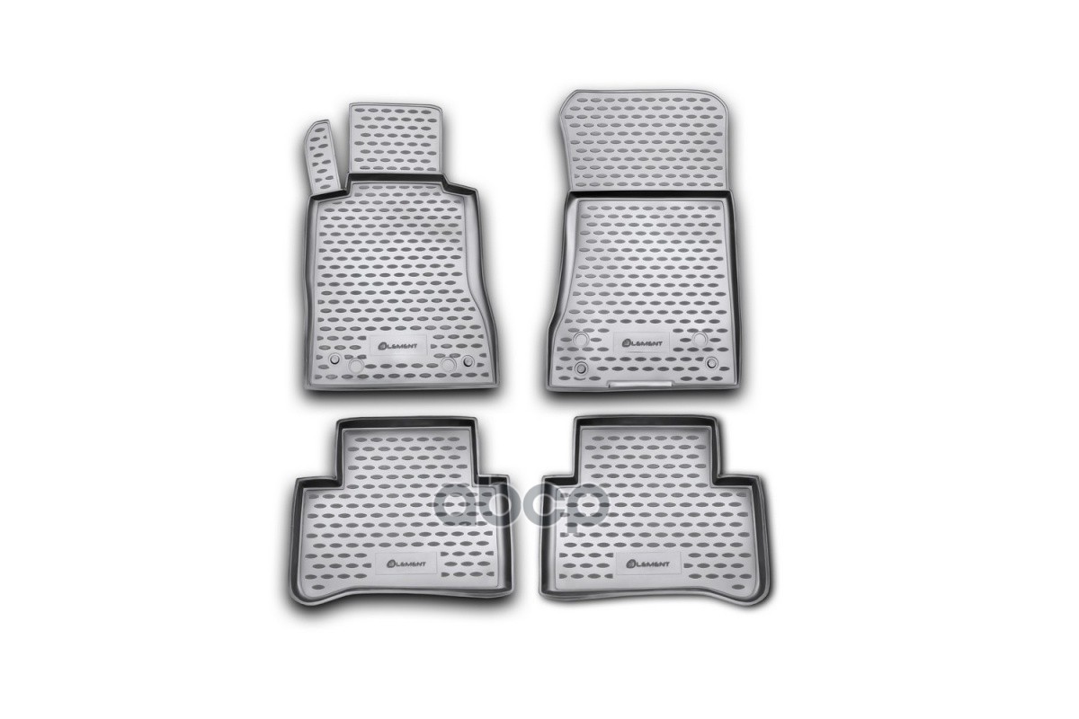 Коврики в салон MERCEDES-BENZ СLS-Class W219 2004-, 4 шт. (полиуретан) / Мерседес Бенц S класс ELEMENT арт. NLC.34.30.210k
