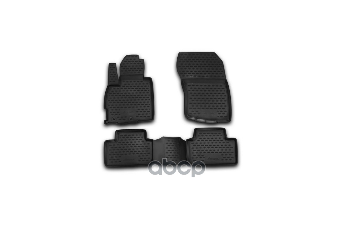 Коврики в салон для MITSUBISHI ASX (I, Ip, Ip2, Ip3), 2010-2020, 2020-, 4 шт. (полиуретан) / Митсубиси АSХ ELEMENT арт. NLC.3...