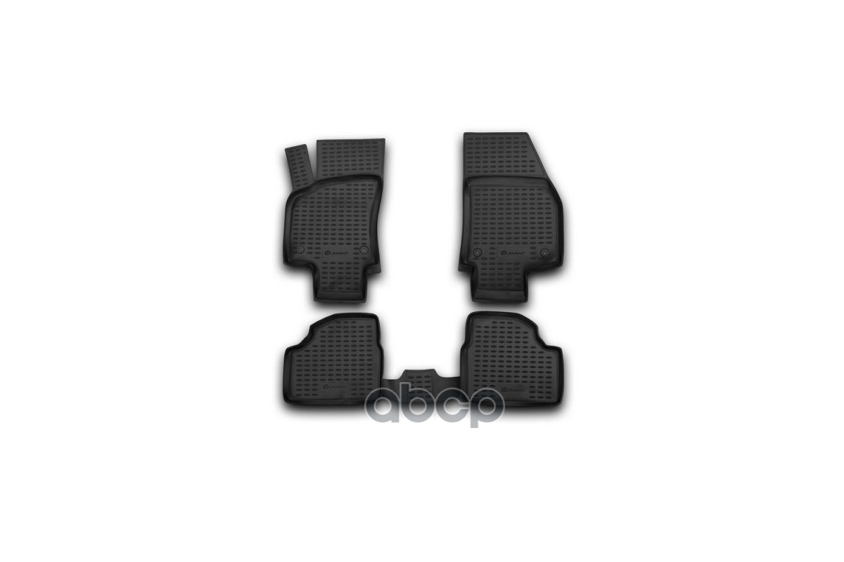 Коврики в салон OPEL Astra H 2004-2014, хб, 4 шт. (полиуретан) / Опель Астра ELEMENT арт. NLC.37.02.210k
