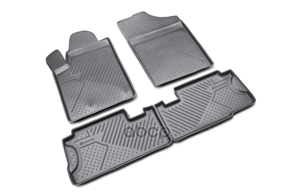 Коврики В Салон Peugeot Partner 2008-2018, 4 Шт. (Полиуретан) / Пежо Патнер ELEMENT арт. NLC.38.09.210