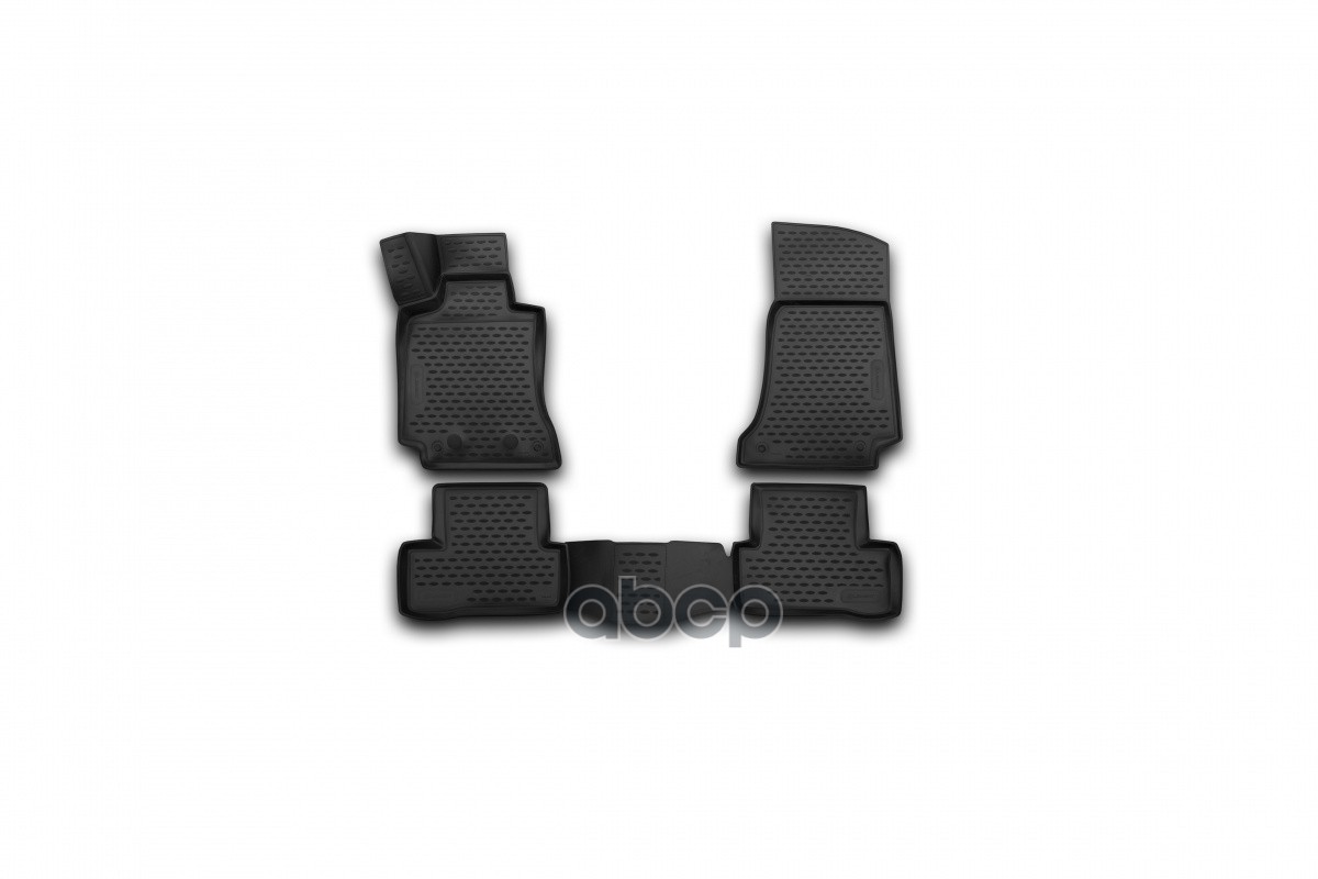 Коврики 3D в салон MERCEDES-BENZ С-Class W205, 2014-, седан, 4 шт. (полиуретан) / Мерседес Бенц С класс ELEMENT арт. NLC.3D.3...