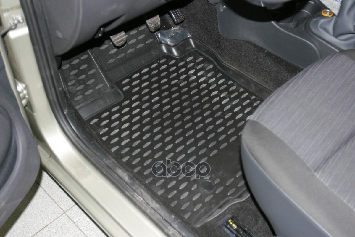 Коврики 3D в салон RENAULT Logan 2004-2009, 2010-2014, 4 шт. (полиуретан) / Рено Логан ELEMENT арт. NLC.3D.41.05.210k