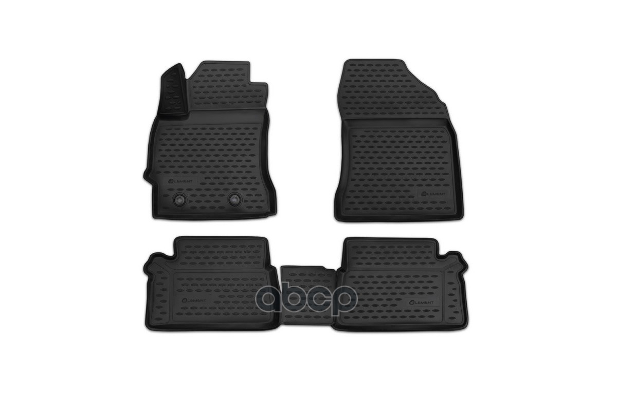 Коврики 3D в салон TOYOTA Auris 2013, 4 шт. (полиуретан) / Тойота Аурис ELEMENT арт. NLC.3D.48.62.210k