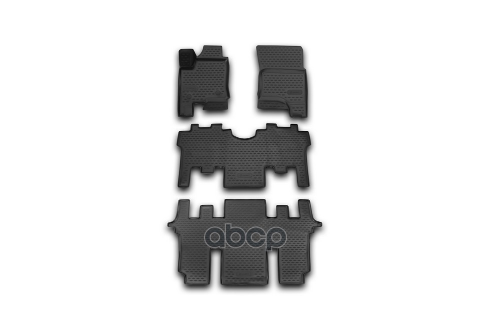 Коврики 3D в салон SSANG YONG Stavic 2013-, 4 шт. (полиуретан) / Саньенг Ставик ELEMENT арт. NLC.3D.61.04.210k