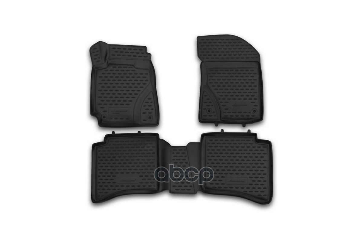 Коврики 3D в салон подходят для GEELY MK (Ir), 2013-2015, 4 шт. (полиуретан) / Джили МК ELEMENT арт. NLC.3D.75.02.210