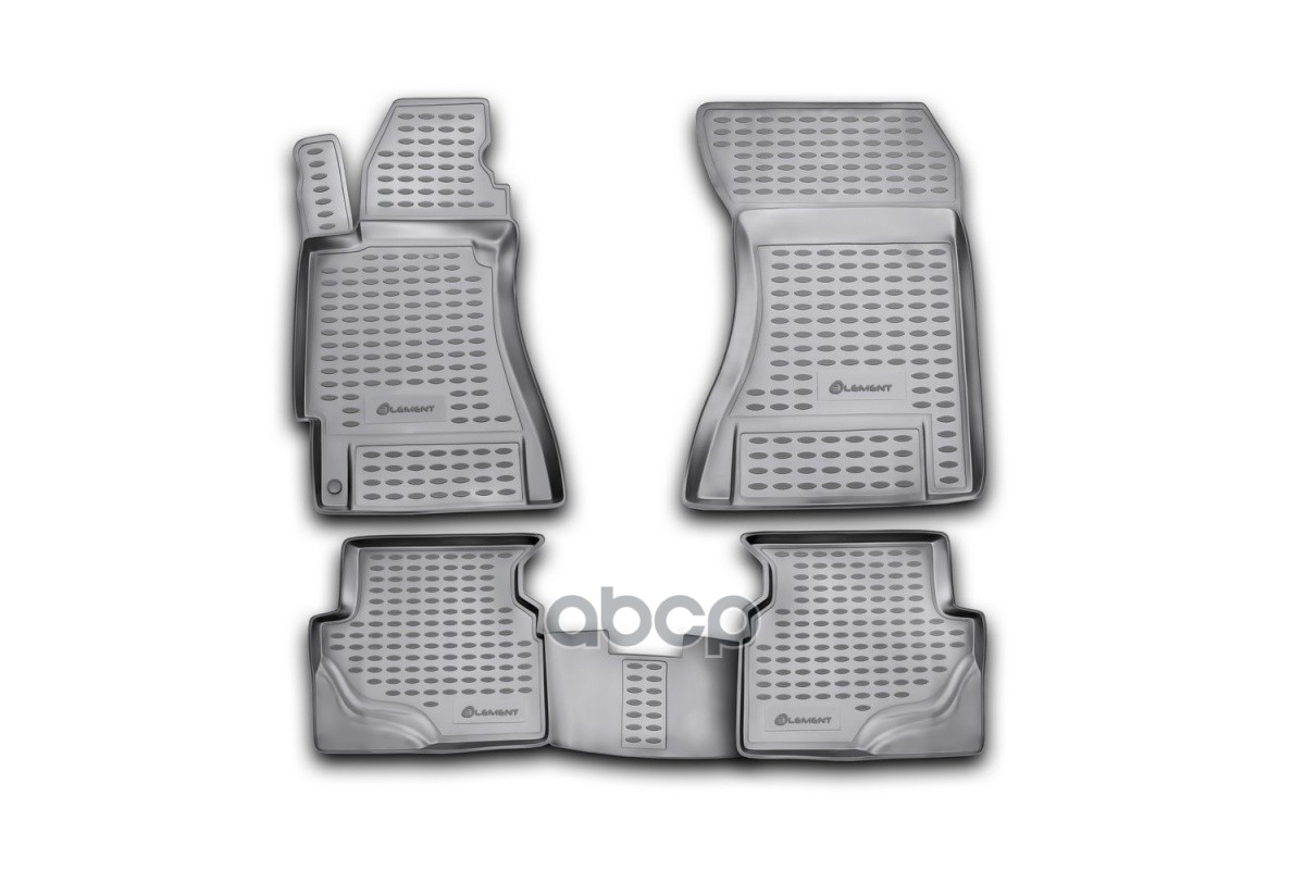 Коврики в салон SUBARU Forester 2002-2008, 4 шт. (полиуретан) / Субару Форестер ELEMENT арт. NLC.46.01.210