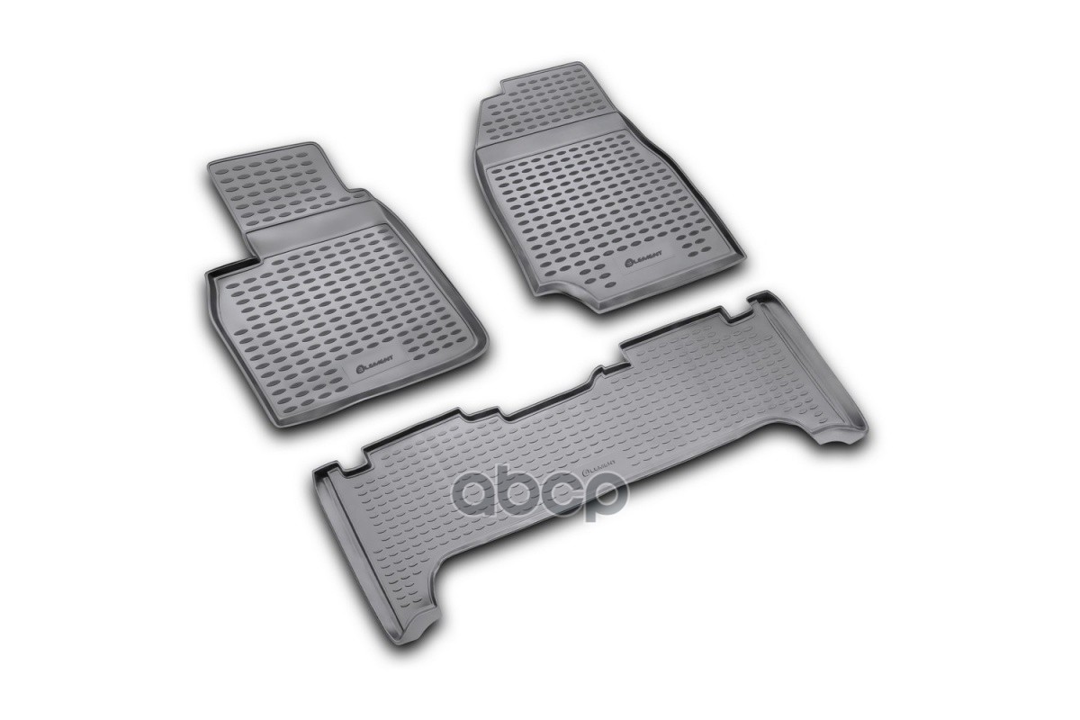 Коврики в салон TOYOTA Land Cruiser 100 1998-2007, 3 шт. (полиуретан) / Тойота Ленд крузер ELEMENT арт. NLC.48.06.210k