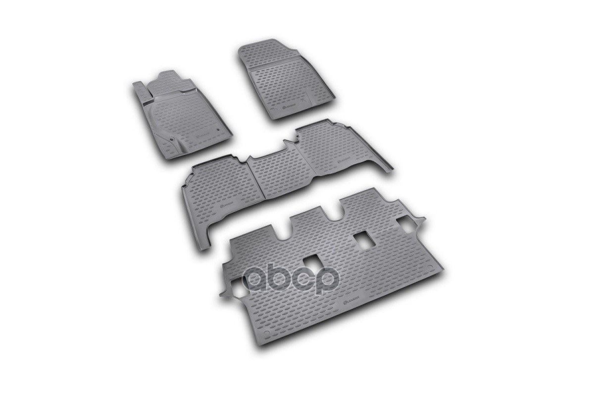 Комплект Резиновых Автомобильных Ковриков В Салон Toyota Land Cruiser 200 11/2007-2012 4 Шт. (Полиуретан) ELEMENT арт. NLC481...