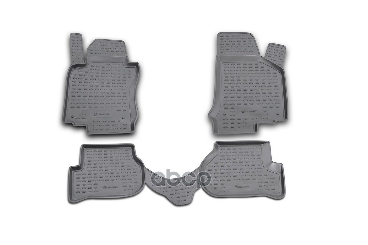Коврики в салон VW Golf V 10/2003-2009, 4 шт. (полиуретан) / Фольксваген Гольф ELEMENT арт. NLC.51.05.210