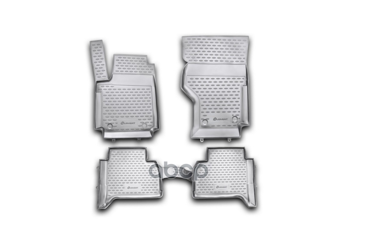 Коврики в салон VW Amarok, 2010-, 4 шт. (полиуретан) / Фольксваген Амарок ELEMENT арт. NLC.51.32.210kh