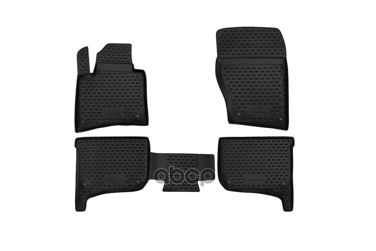 Коврики в салон VW Touareg II Terrain Tech 2010-2015, 2015-03/2018, 4 шт. (полиуретан) / Фольксваген Туарег ELEMENT арт. NLC....