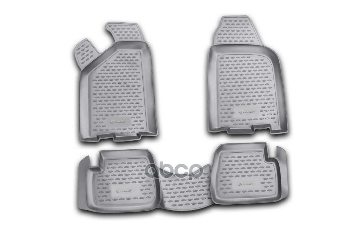 Коврики в салон для LADA (ВАЗ)  2109 / 21099 / 2113 / 2114 / 2115, 4 шт. (полиуретан) / Лада ELEMENT арт. NLC.52.09.210