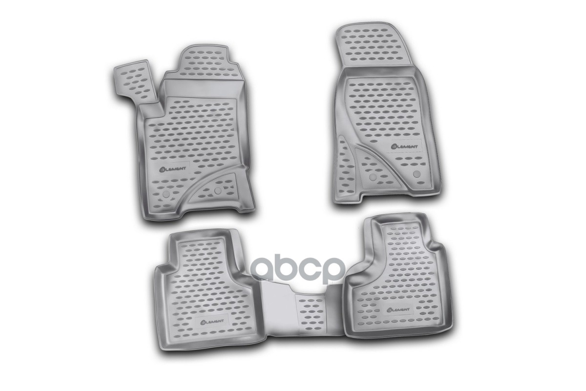 Коврики в салон CHEVROLET NIVA 2009-2020, LADA NIVA I, Travel 2020-˃, внед., 4 шт. (полиуретан) / Шевроле Нива ELEMENT арт. N...