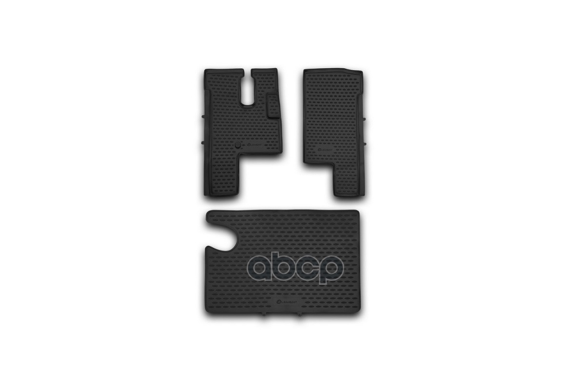 Коврики в салон МАЗ 6430 3 шт. (полиуретан) ELEMENT арт. NLC.57.01.210h