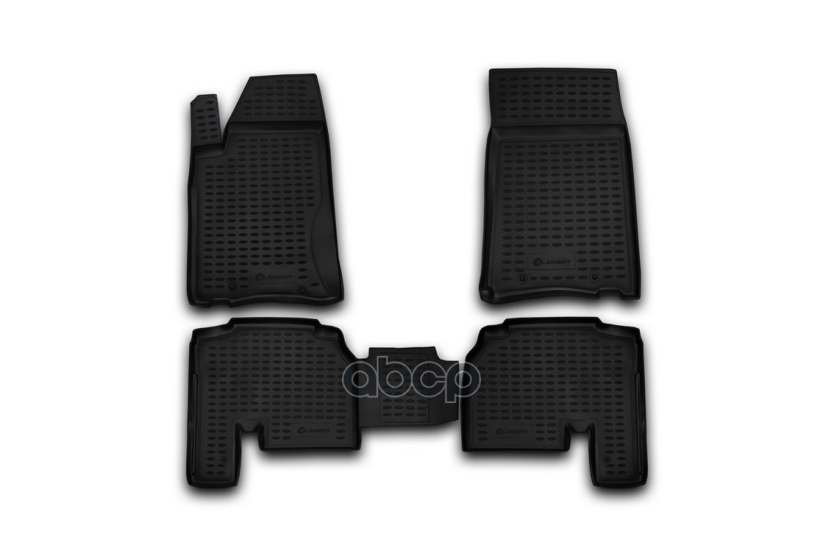 Коврики в салон SSANG YONG Actyon Sports, 2012- 4 шт. (полиуретан) / Саньенг Актион ELEMENT арт. NLC.61.12.210
