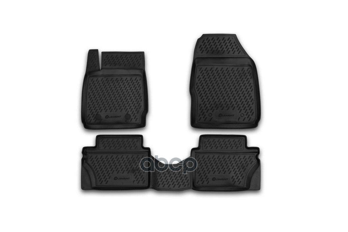 Коврики в салон FORD Fiesta 2008-2011, 4 шт. (полиуретан) / Форд Фиеста ELEMENT арт. s000.18