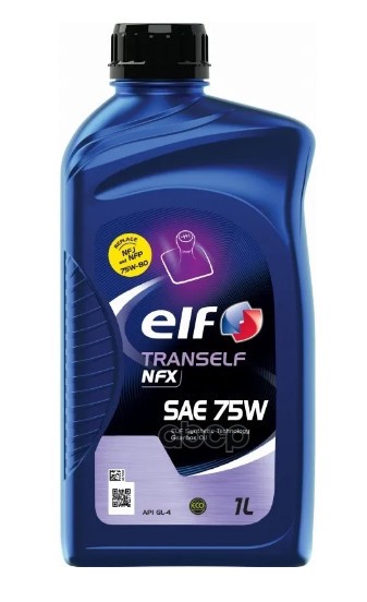 Масло трансмиссионное ELF TRANSELF NFX 75W 1л 223519 ELF арт. 223519