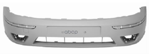 Бампер передний Ford Focus 01-04 (С отверстием под крюк) EUROBUMP арт. FOR07FO007T