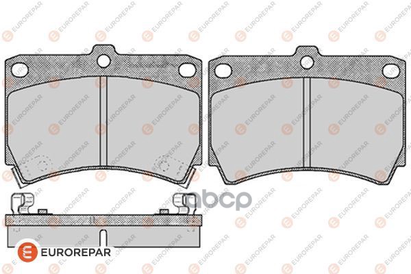 Колодки Тормозные Дисковые Kia Rio (Dc_) 1.3 00>, Mazda Demio (Dw) 1.3 I 16V 96>, Front, 92 X 64 X 15 EUROREPAR арт. 1617268180